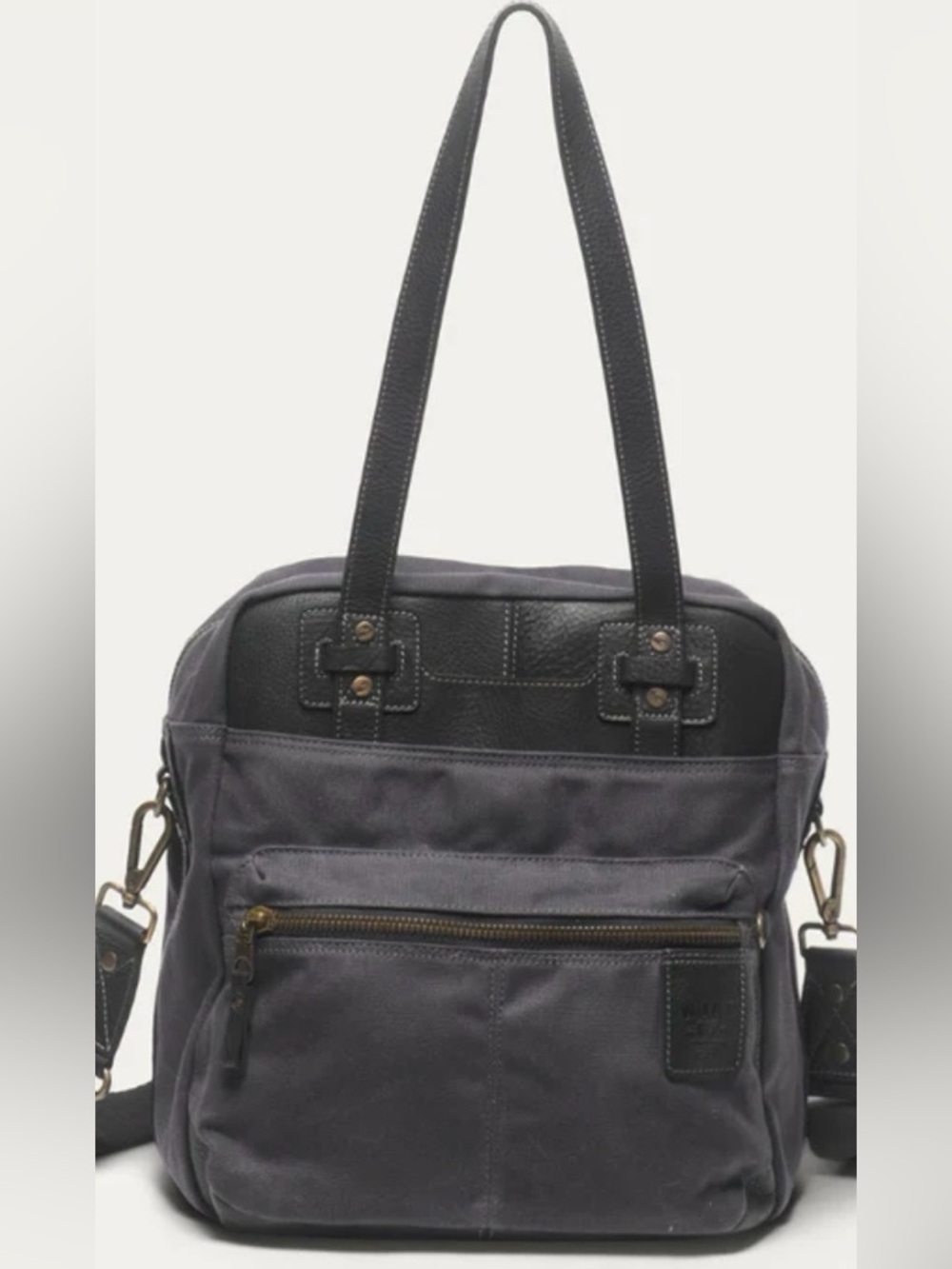 Will Leather Goods Onward Tote Bag Charcoal Black New